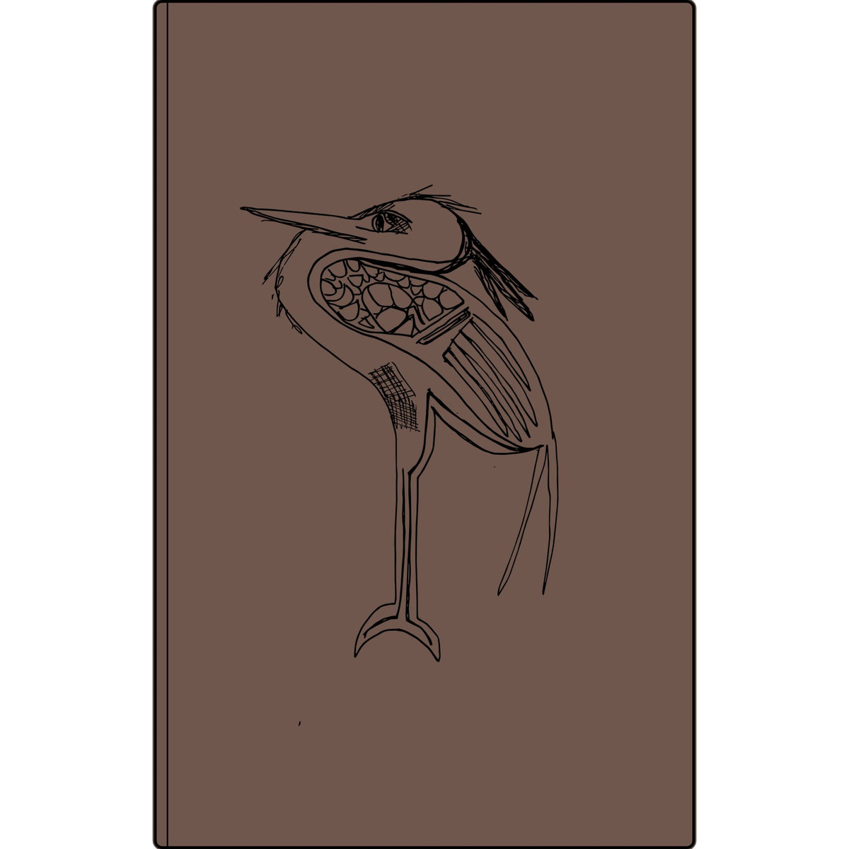Engraved Vegan Leather Journal — Heron & Papyrus Engraving