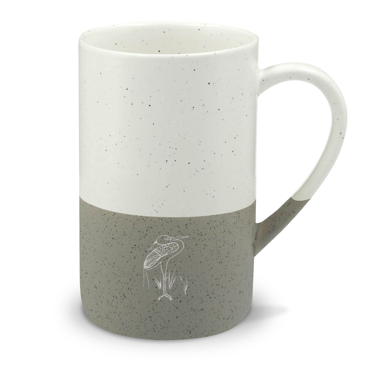 Speckled Ceramic 13oz Mug — Engraved Heron