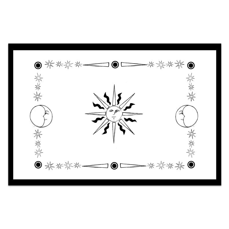 Celestial Silk Pareo in Black & White