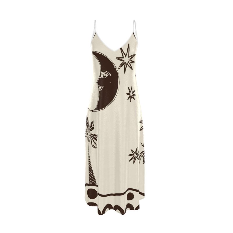 Ivory & Chestnut Celestial Slip Dress