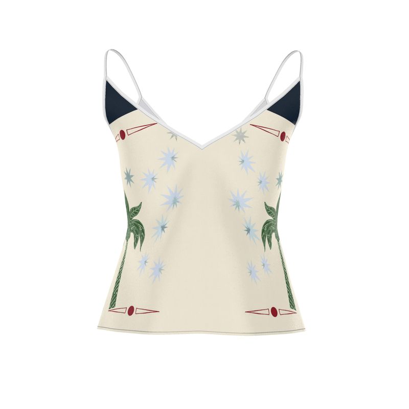 Celestial Palm Strappy Camisole