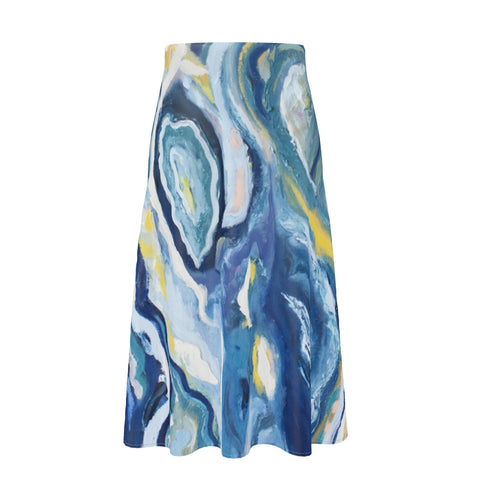 "Origin" Slip Midi Skirt