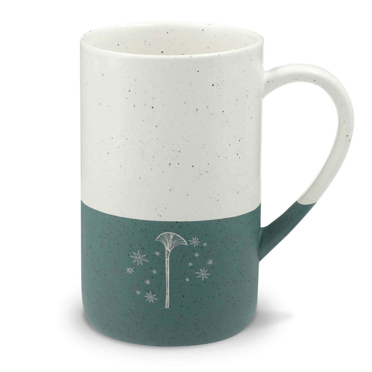 Speckled Ceramic 13oz Mug — Minimal Engraved Papyrus