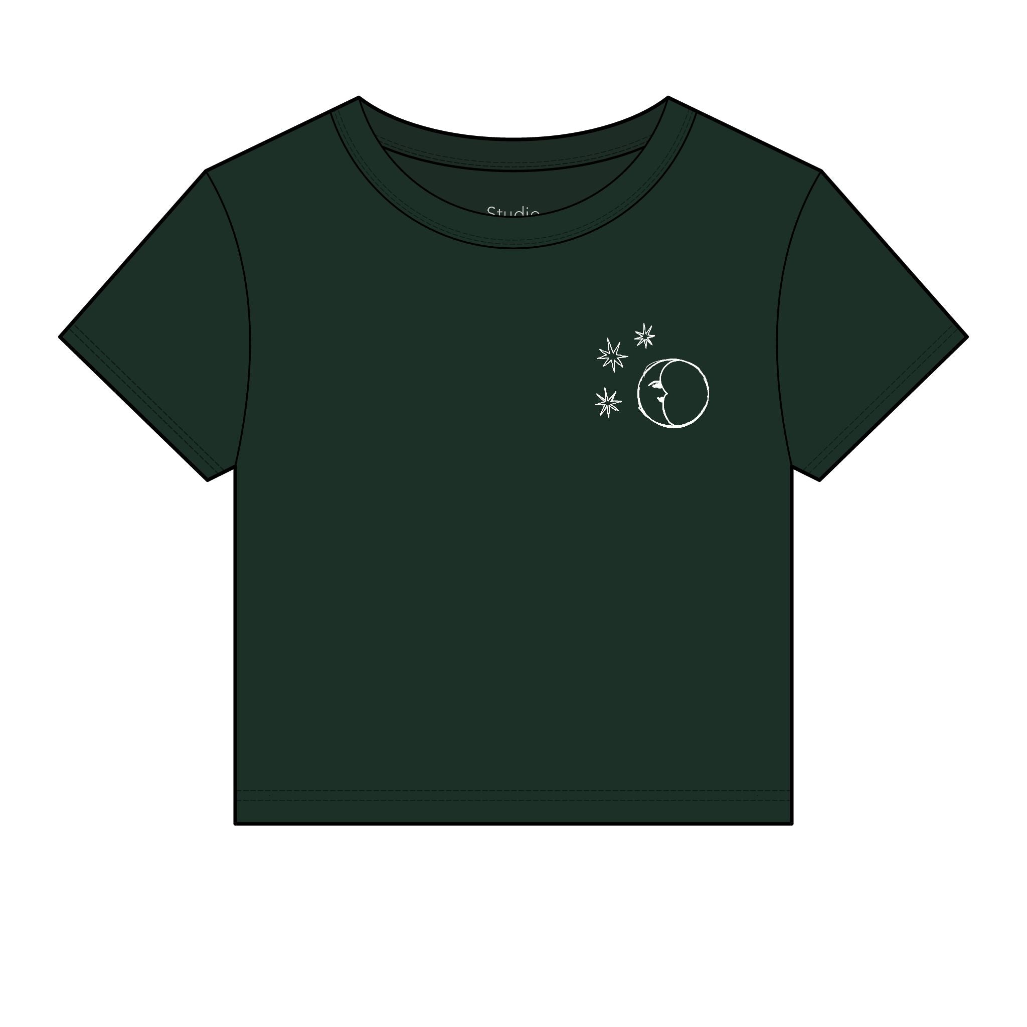 La Lune et Les Etoiles Bijou Tee