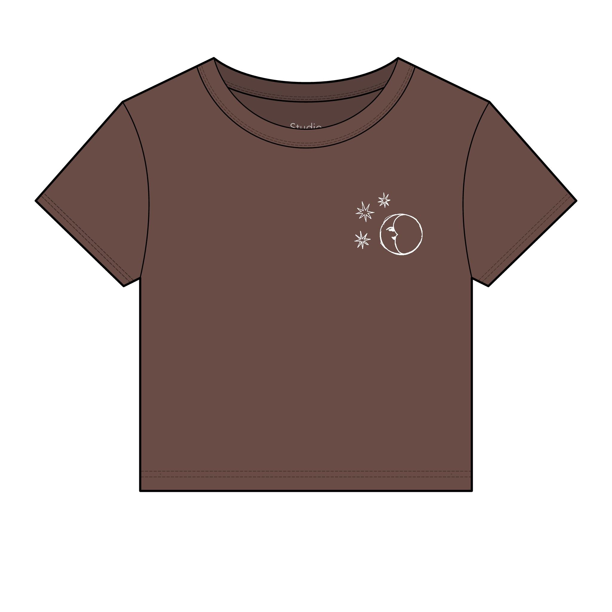 La Lune et Les Etoiles Bijou Tee