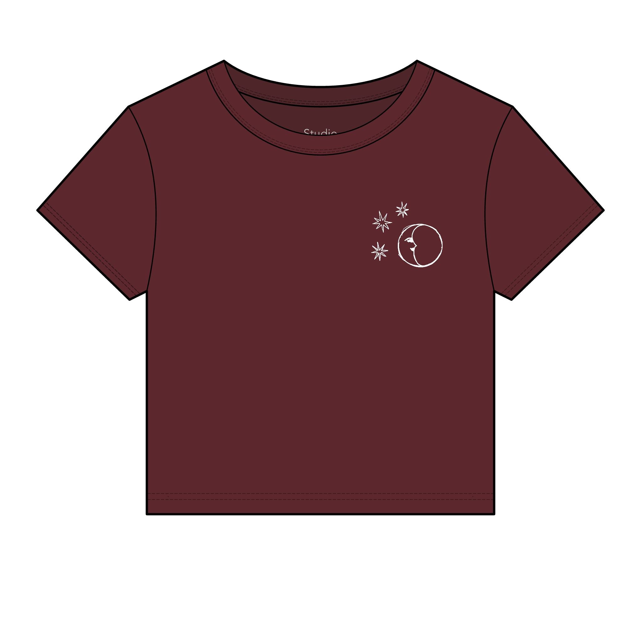 La Lune et Les Etoiles Bijou Tee
