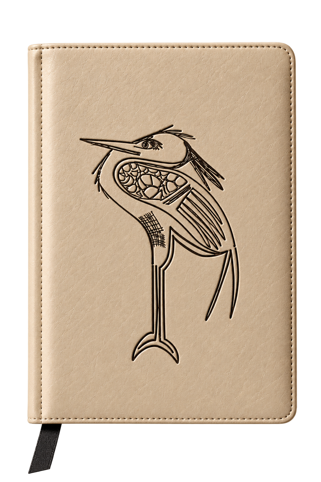 Engraved Vegan Leather Journal — Heron & Papyrus Engraving