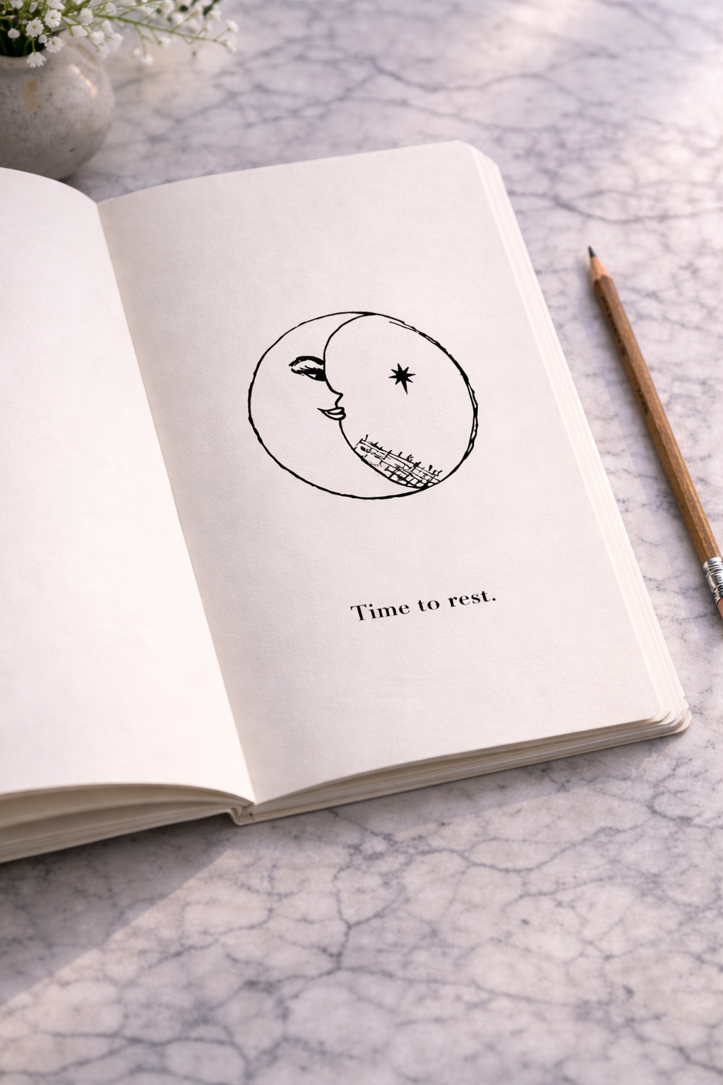 Watercolor Cloud Notebook- Softcover Luxury Journal