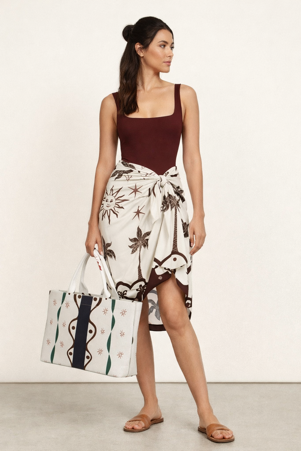 Geometric Jewel Tote Bag