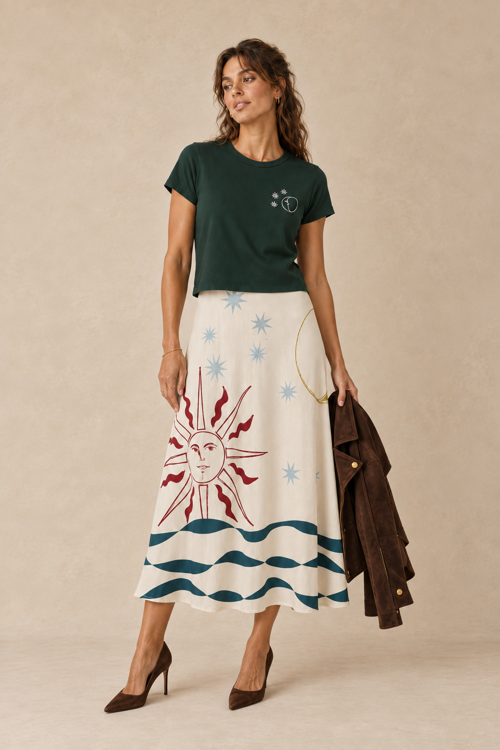 Celestial Midi Skirt