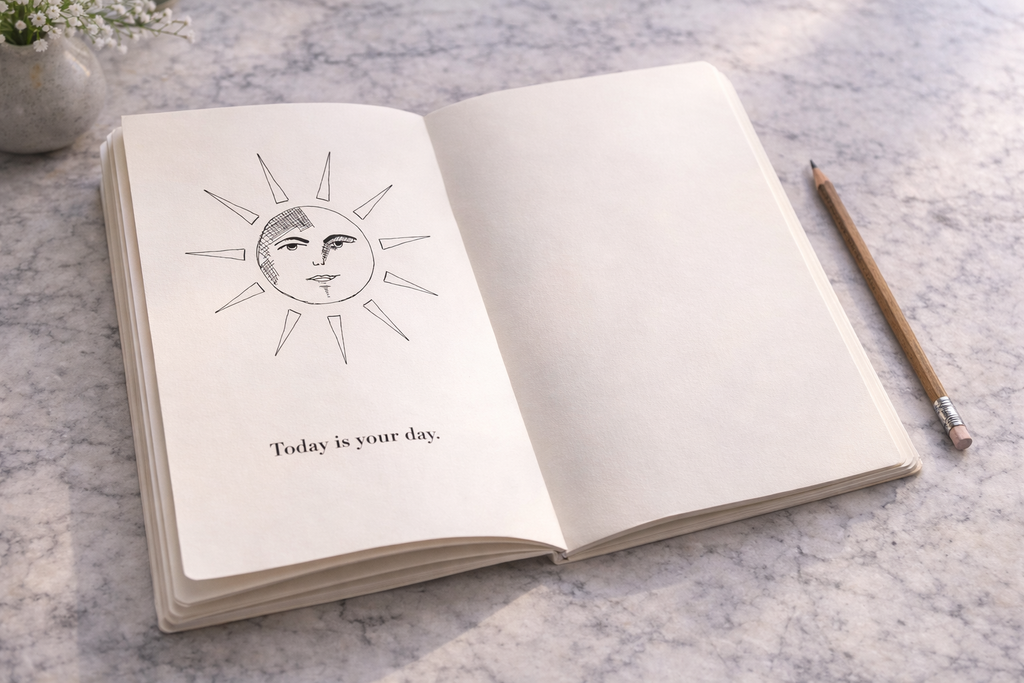 Watercolor Cloud Notebook- Softcover Luxury Journal
