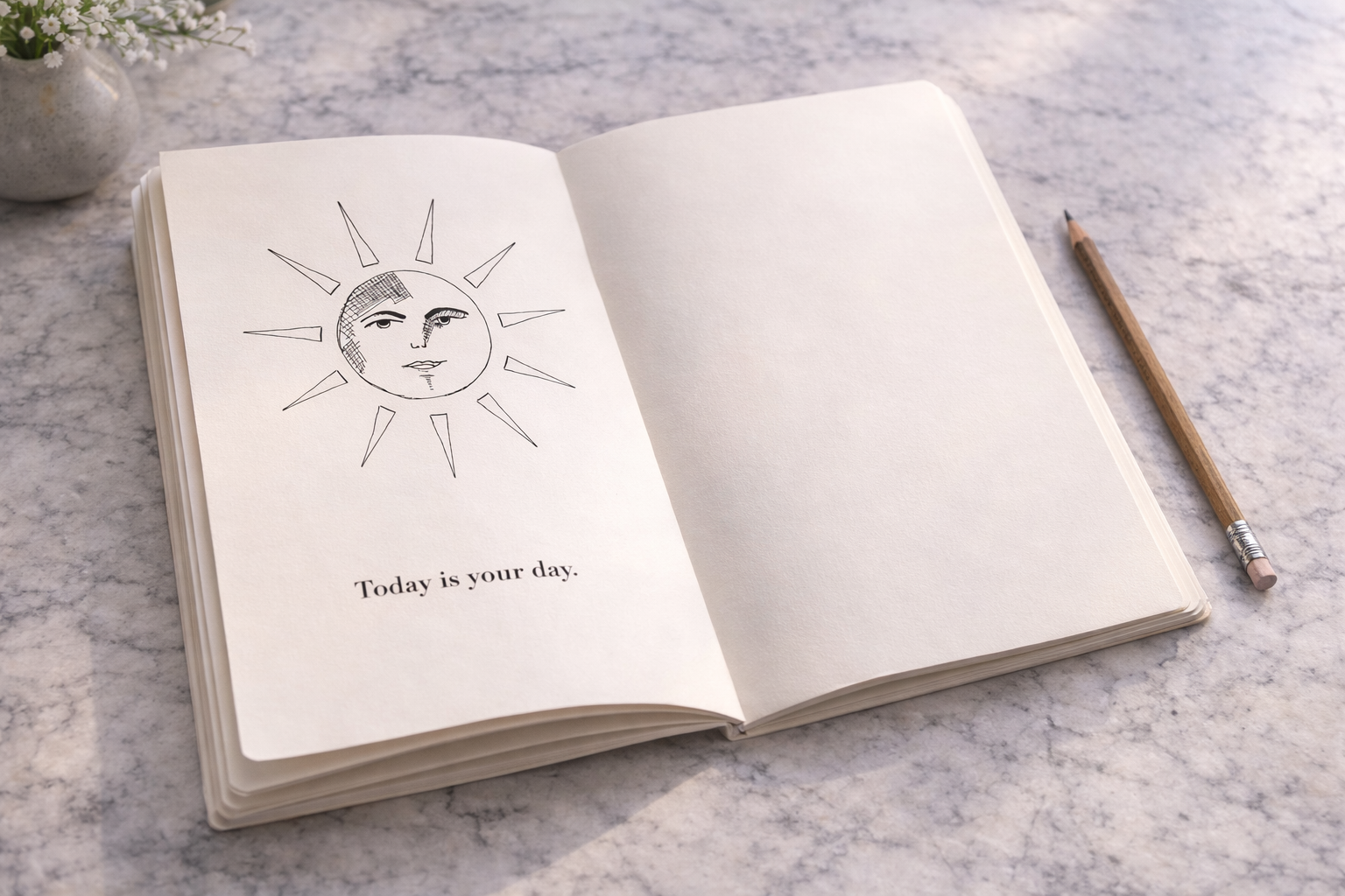 Watercolor Cloud Notebook- Softcover Luxury Journal