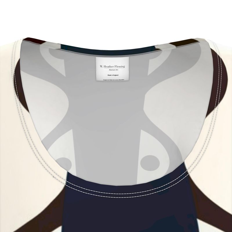 Chestnut and Jewel Jersey Mini Dress