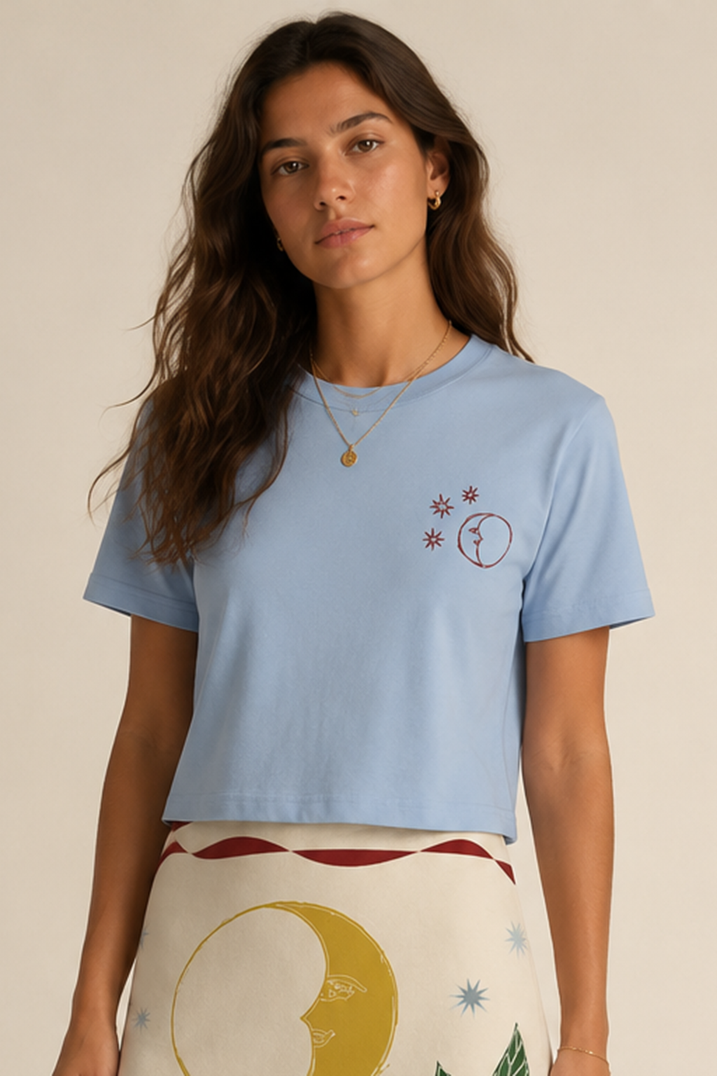 La Lune et Les Etoiles Bijou Tee