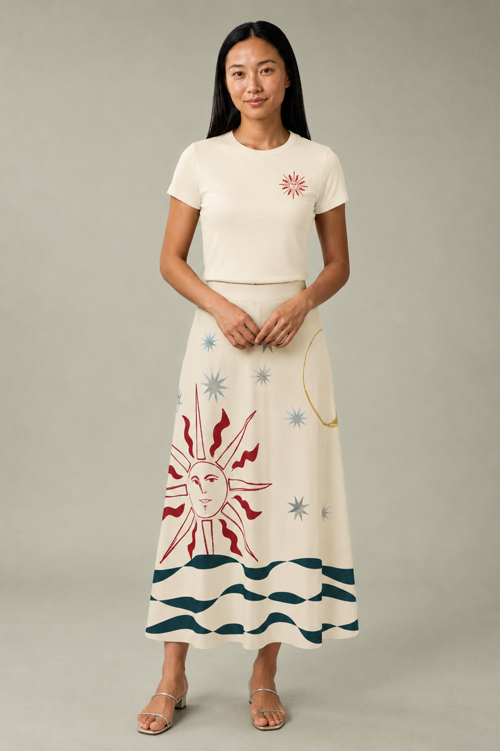 Celestial Midi Skirt
