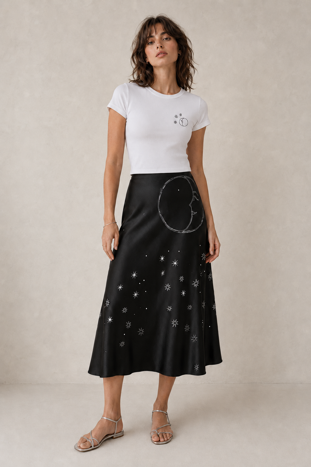 La Lune et Etoiles Bijou Tee